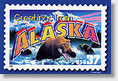 Postcard of Alaska Greetings