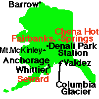 [Map of Alaska]