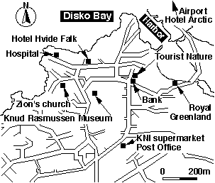 [Map of Ilulissat]