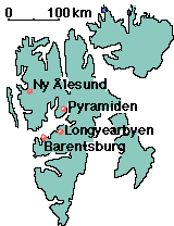 [Map of Svalbard]