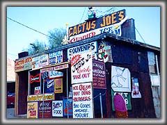 アリゾナ州オートマンのカクタスジョーのフードショップ - Cactus Joe's Food Shop Oatman Arizona