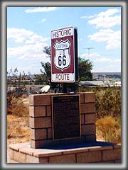 Route 66 Historical Marker Helendale California