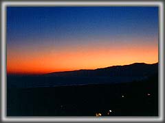 Sunset on Santa Monica Beach California