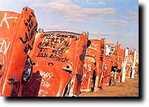 Route 66 Post Card Cadillac Ranch