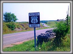 Route 66 near Lebanon Missouri