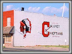 ǂɕ`ꂽCfBA - Wall Painting Culumet Oklahoma