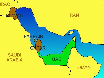 アラブの地図