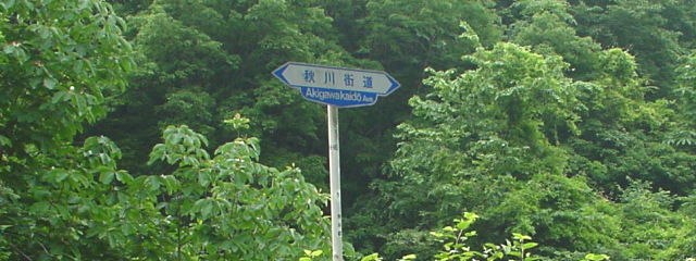 街道の標識